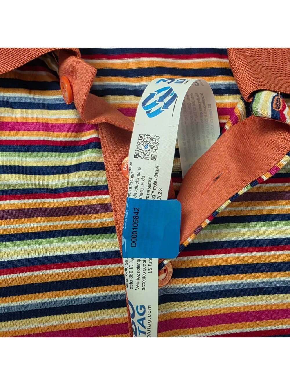 BUGATCHI Multicolored Polo M - Picture 9 of 9